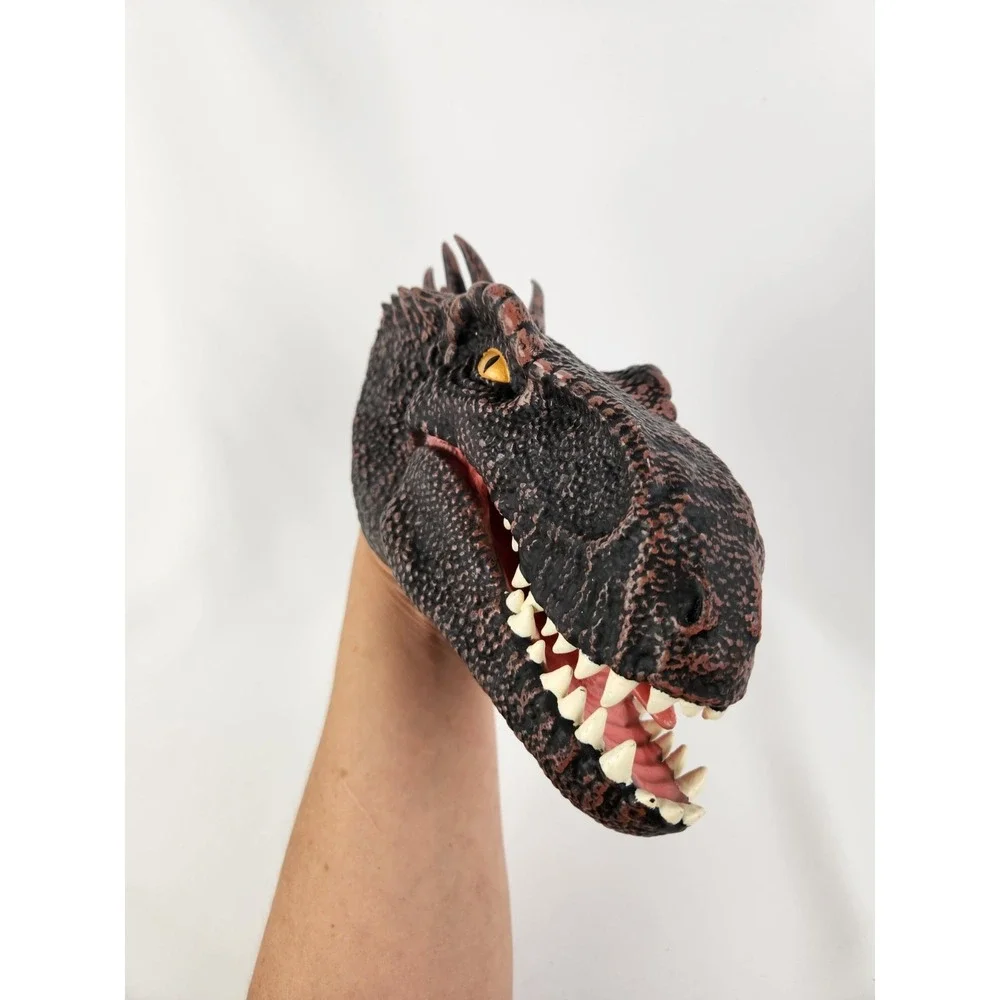 Dinosaur Rubber Hand Puppet Toys Dino‎ Pretend Play